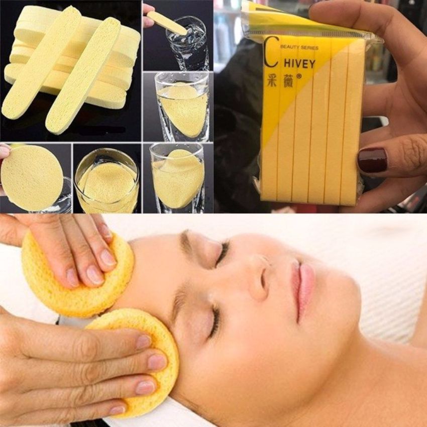 [Chính Hãng] Miếng mút rửa mặt bọt biển của nhật
