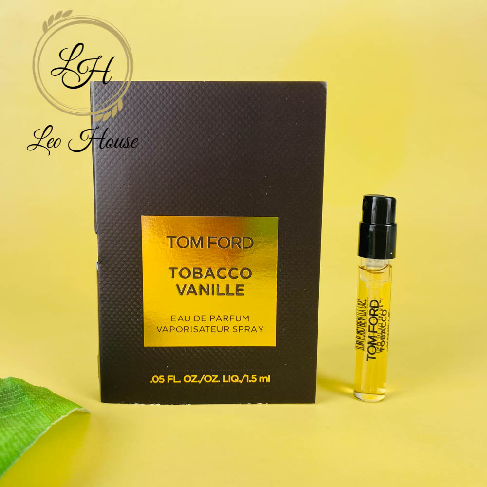 Mẫu thử nước hoa Tom Ford Tobacco Vanille EDP 1.5ml - Hương thơm nam tính, quyến rũ