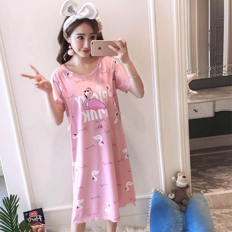 Đầm bầu sau sinh cho con bú 02