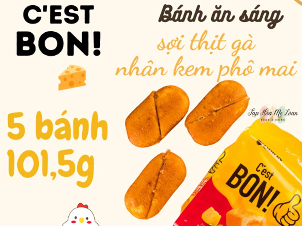 Bánh cream cheese Orion C'est Bon gói 101.5g