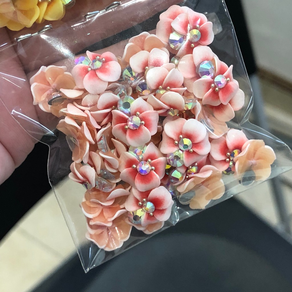 Phụ kiện nail- hoa bột- đậu ngậm đá