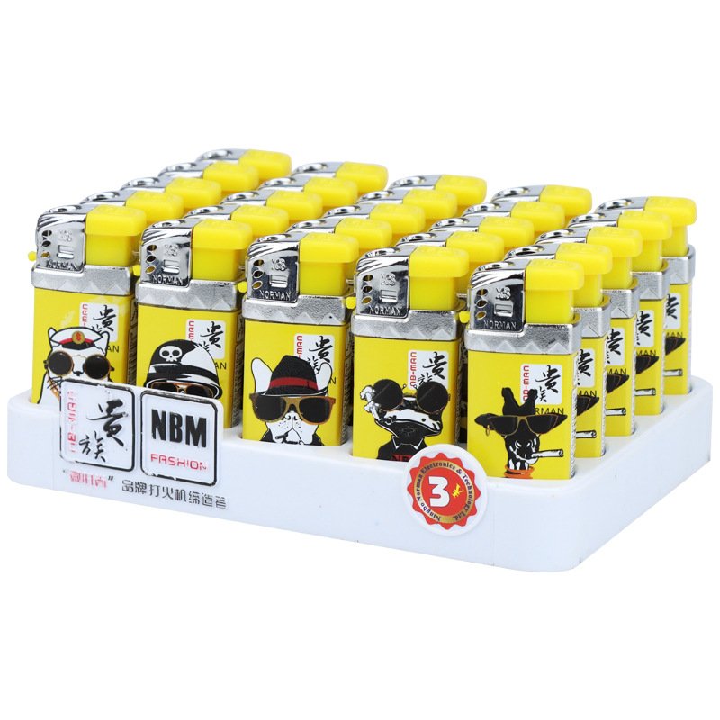 Combo 5 Bật Lửa NBM X3 Xài Gas Lửa Khò Chống Gió Nhiều Họa Tiết Độc Lạ (Không Gas)