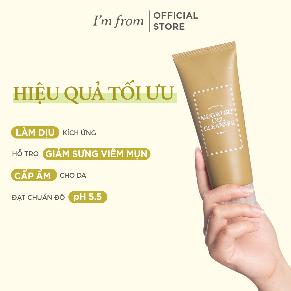 [ QÙA TẶNG KHÔNG BÁN ] I'm From Sữa rửa mặt Mugwort Gel Cleanser 30ml