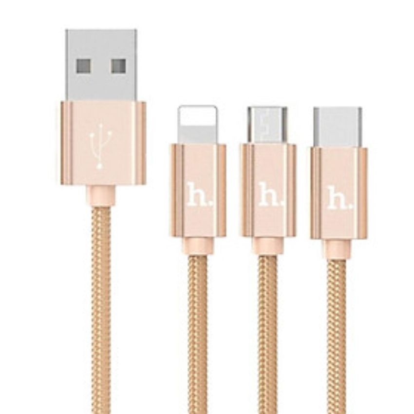 Dây sạc iphone, Dây Cáp Sạc iphone 3 Đầu