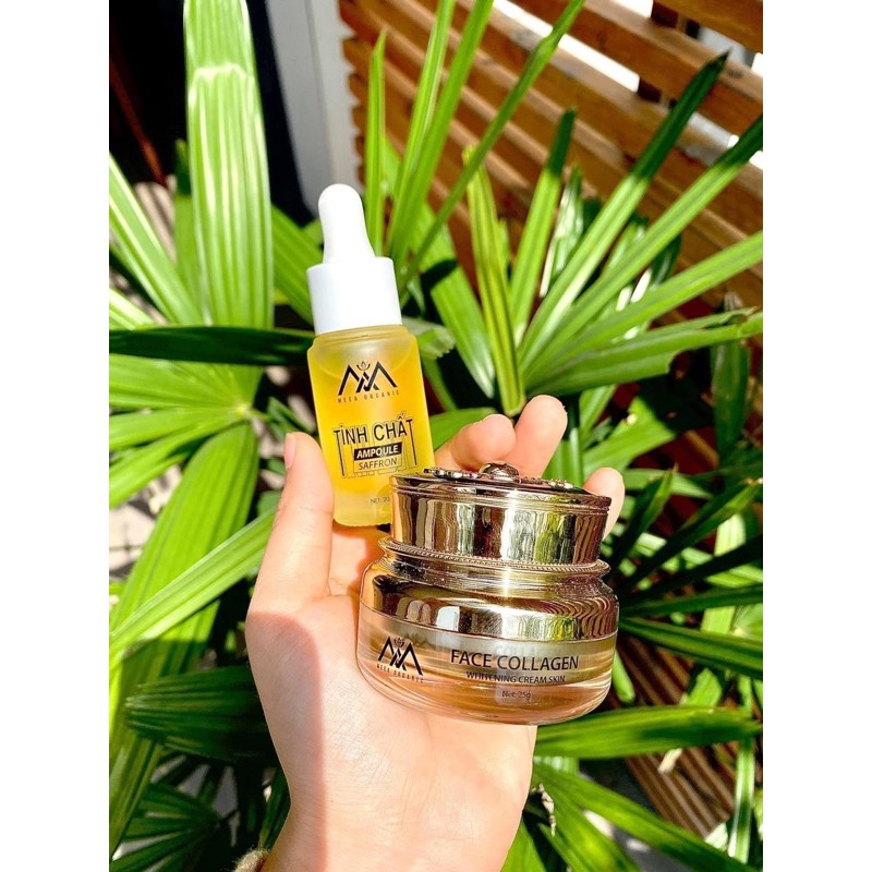 Combo kem face + serum chăm sóc da căng bóng dna cá hồi