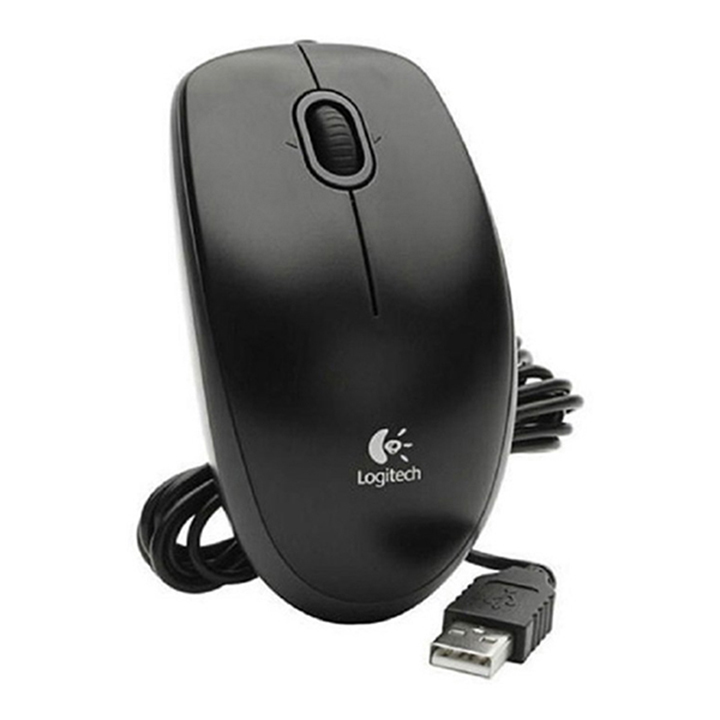 Chuột có dây Logitech B100 - Tem hãng DIGIWORD