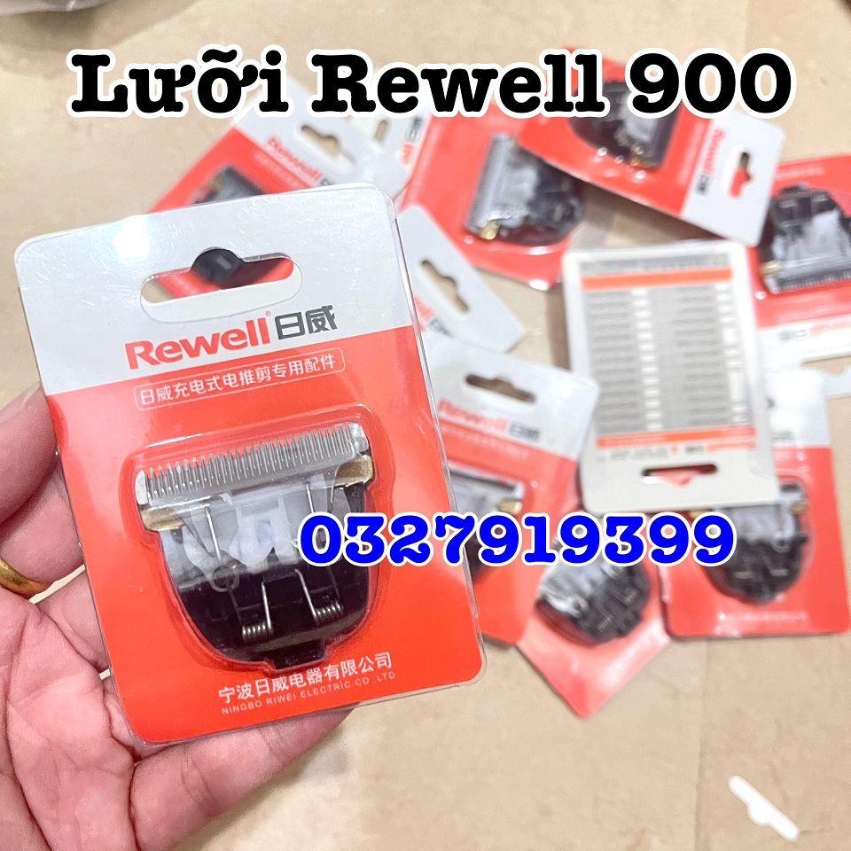 Rewell Lưỡi Thay Tông Đơ 900 - Thép Không Gỉ, Độ Bền Cao, Sắc Bén, Thích Hợp Cho Tông Đơ Điện & Pin, Tiết Kiệm Chi Phí, Chất Lượng Cao