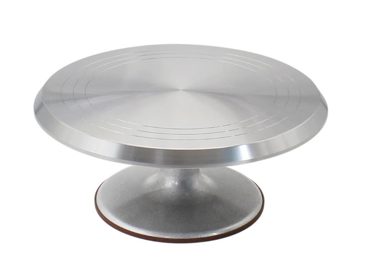 Bàn xoay inox 30cm đế cao su chống trượt