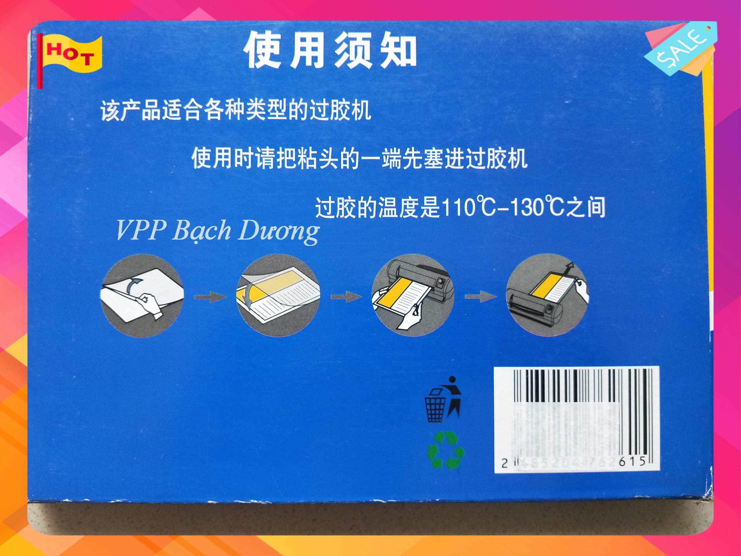 Nhựa ép plastic a5 80 mic- 100 tờ/hộp