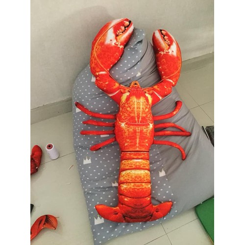 GẤU BÔNG HÌNH TÔM HÙM 3D SIÊU TO SIZE 80CM