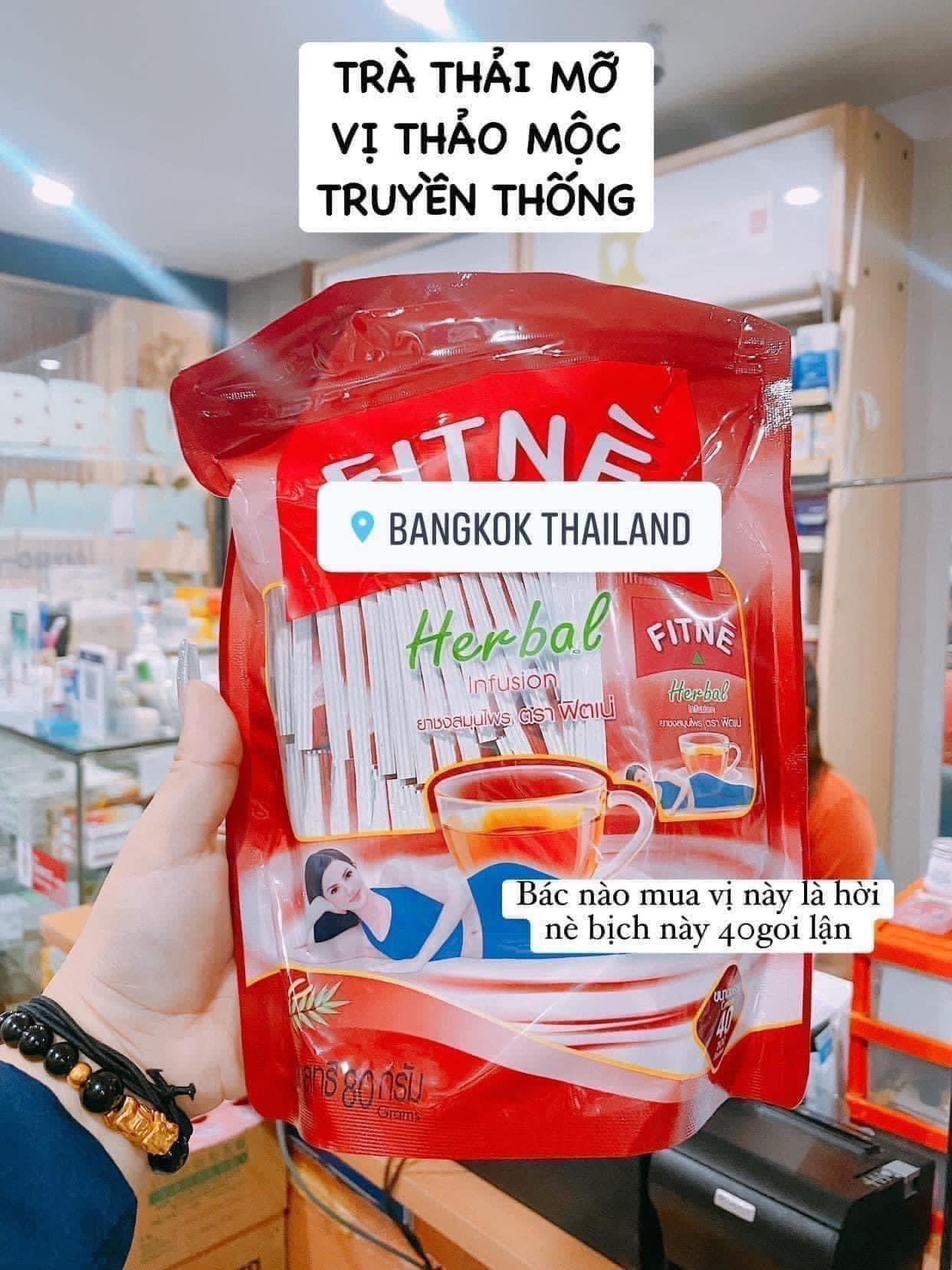 MẪU MỚI - Trà FITNE Herbal Thái Lan-Trà Túi Lọc (30-40 gói)