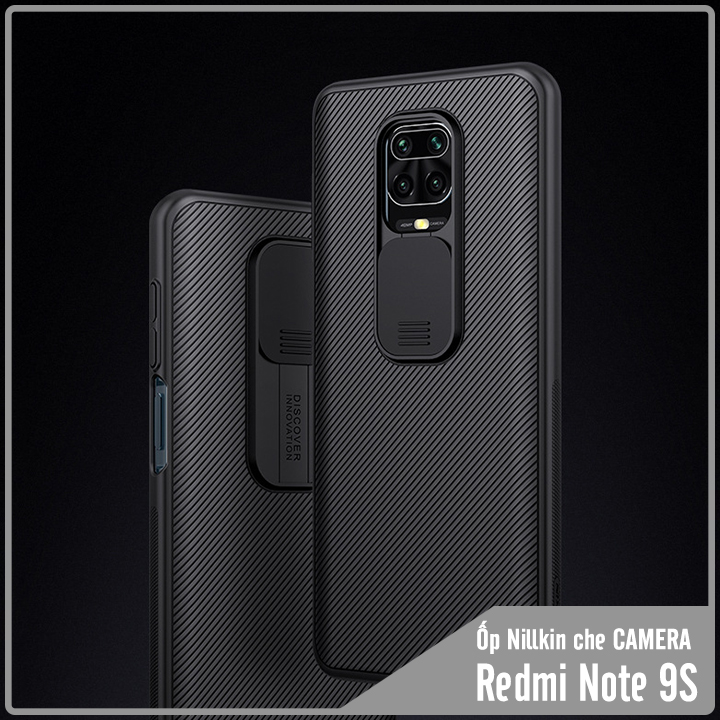 Ốp lưng cho Xiaomi Redmi Note 9S - Note 9 Pro NIllkin CamShield che camera