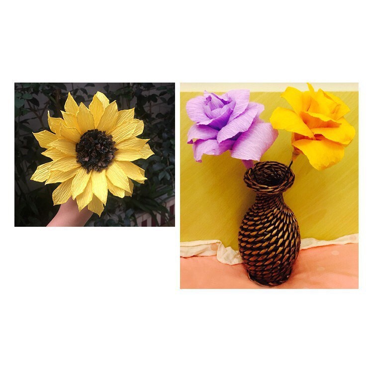 Crepe Paper, Flower Folding Paper 50X250Cm (1 Roll)
