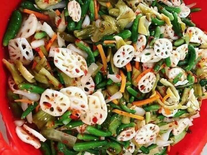 Kim chi dưa nụ củ sen 500g