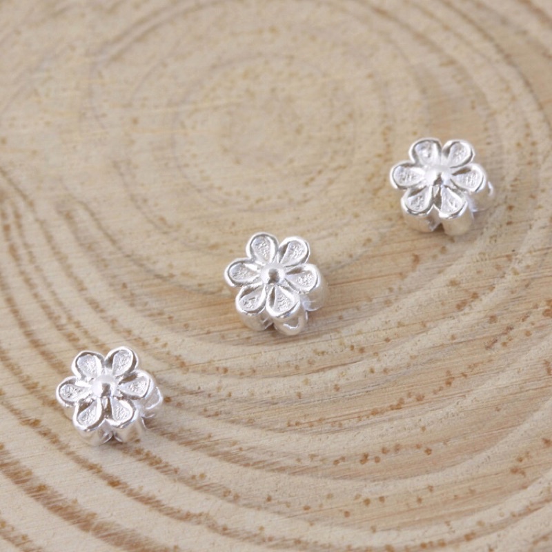 [S925] Charm bạc bông hoa nhỏ xinh - MH352