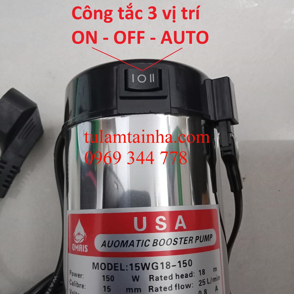 Máy bơm tăng áp 150W