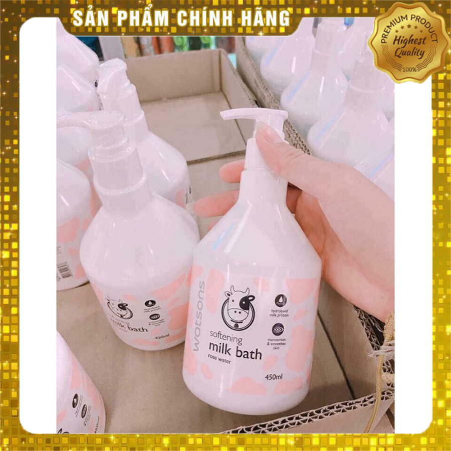 Sữa Tắm Con Bò Watsons Milk Bath Thái Lan 450ml