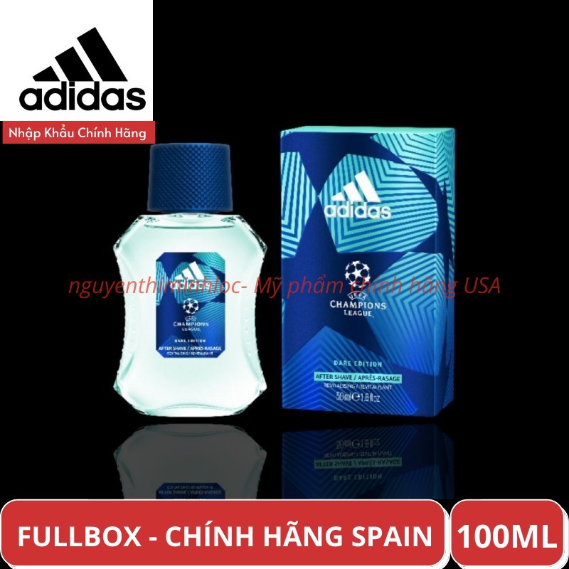 Nước hoa Nam Adidas Champions League 100ml EDT Dare Edition - Hương Gỗ Thơm