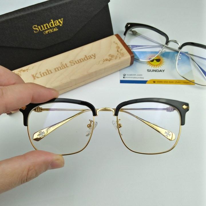 Gọng kính cận chrome heart CH12
