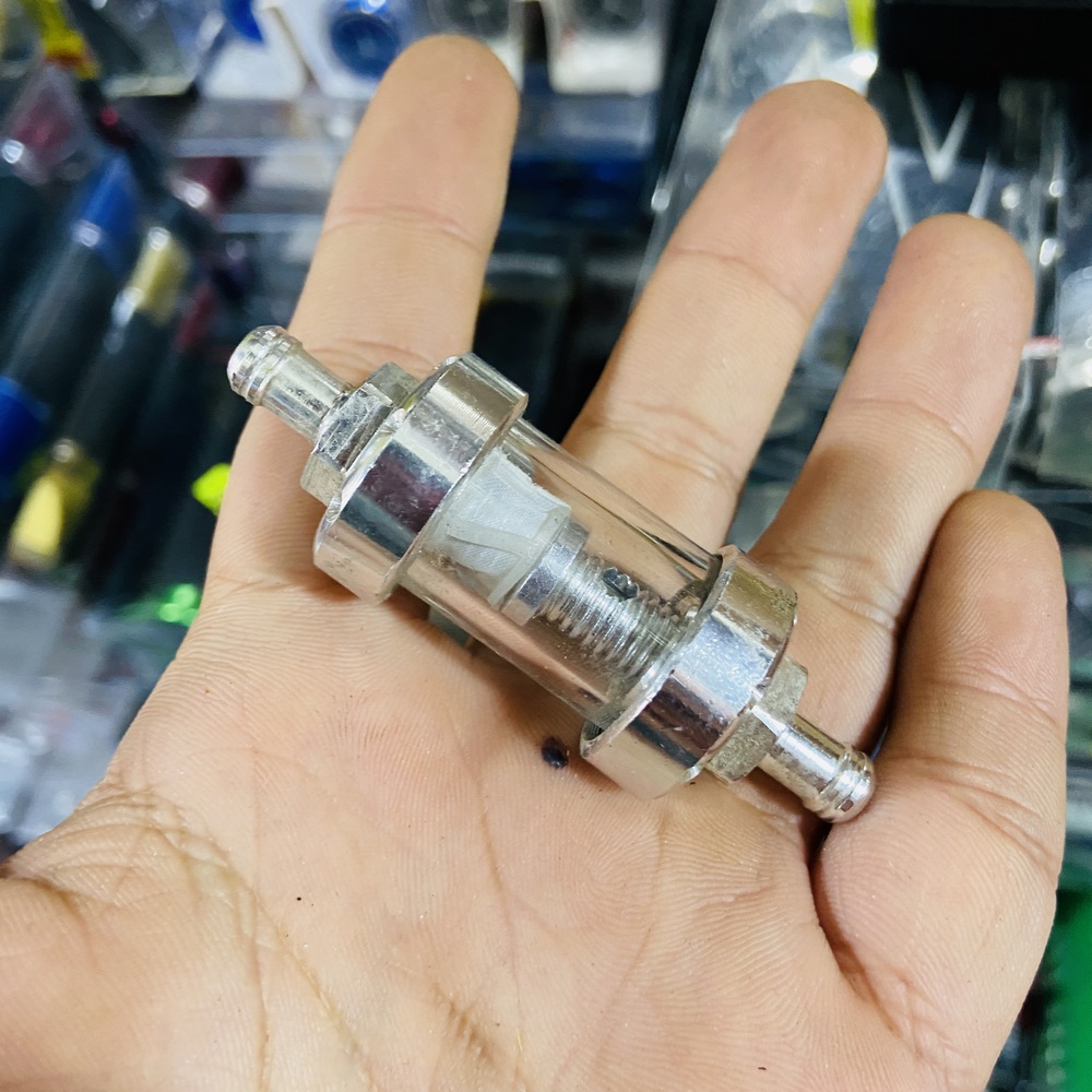 Lọc xăng thủy tinh cho xe máy