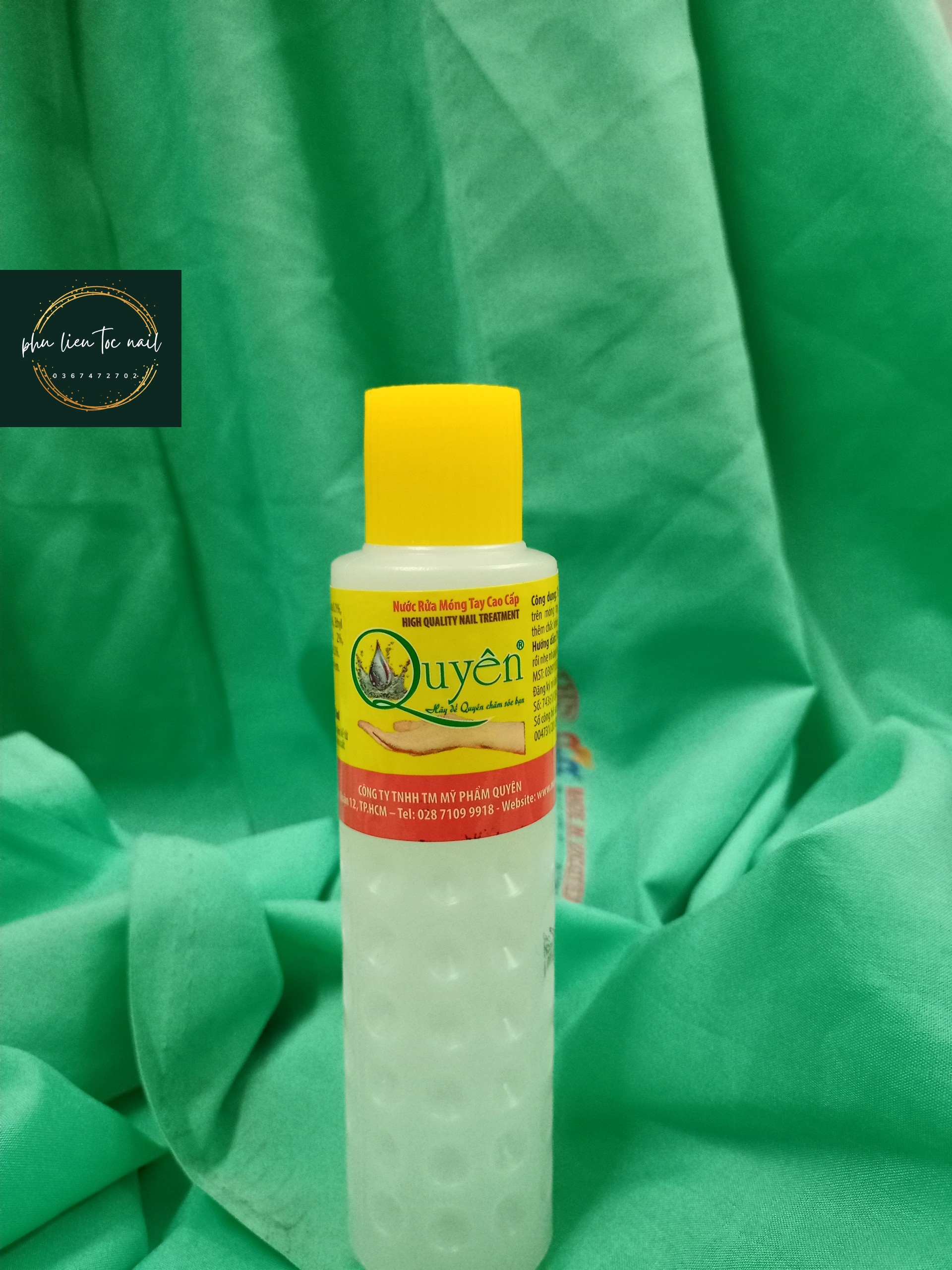Nước rửa móng Quyên 125ml chai nấp vàng - Trường Thọ, TĐ