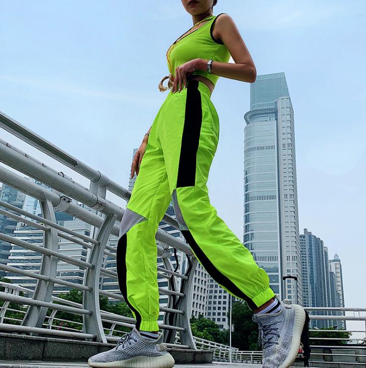 Quần Jogger Xanh Neon