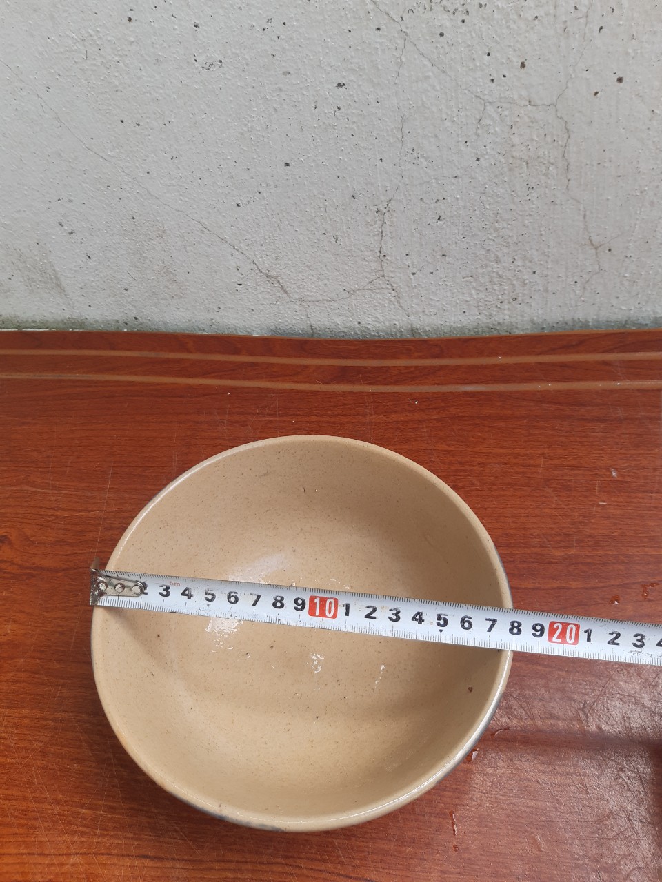Tô sành phết xanh 18 cm (bán lẻ 5 cái ) hàng đá thô sơ