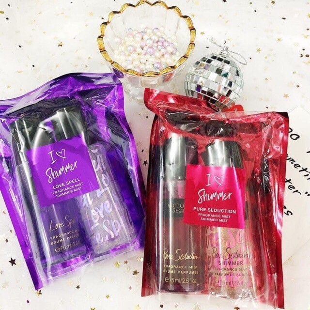 [HCM]Cặp 2 chai Xịt thơm toàn thân Victorias Secret 75ml Auth USA - Xịt thơm toàn thân