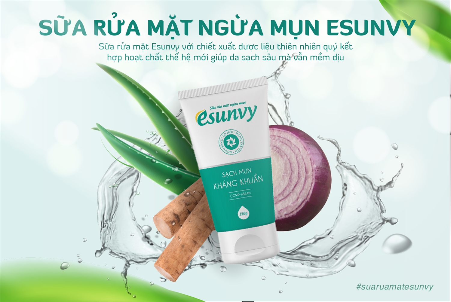 Sữa rửa mặt ngừa mụn ESUNVY