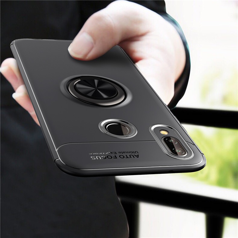 Ốp Lưng Auto Focus Xiaomi Redmi Note 7, Note 7 Pro Cao Su Bracket Iring