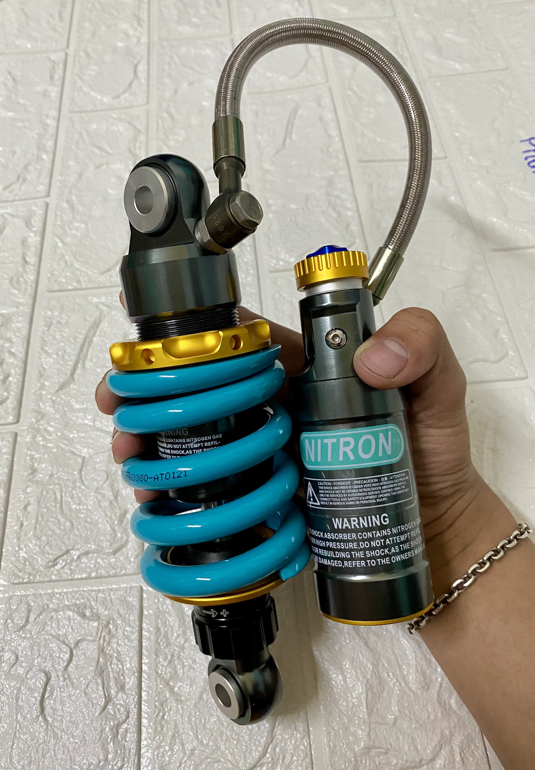 Phuộc nhún sau Nitron bình dầu cho Ex 135 150 155