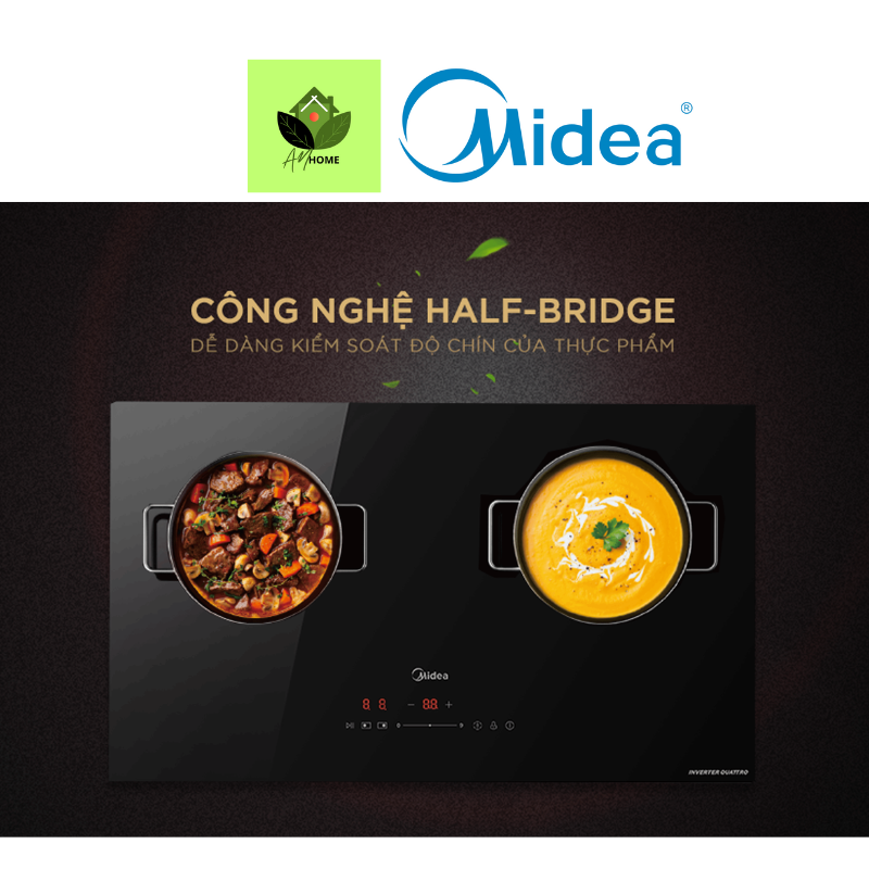Bếp từ đôi/Bếp từ 2 vùng nấu MIDEA MC - ID3523