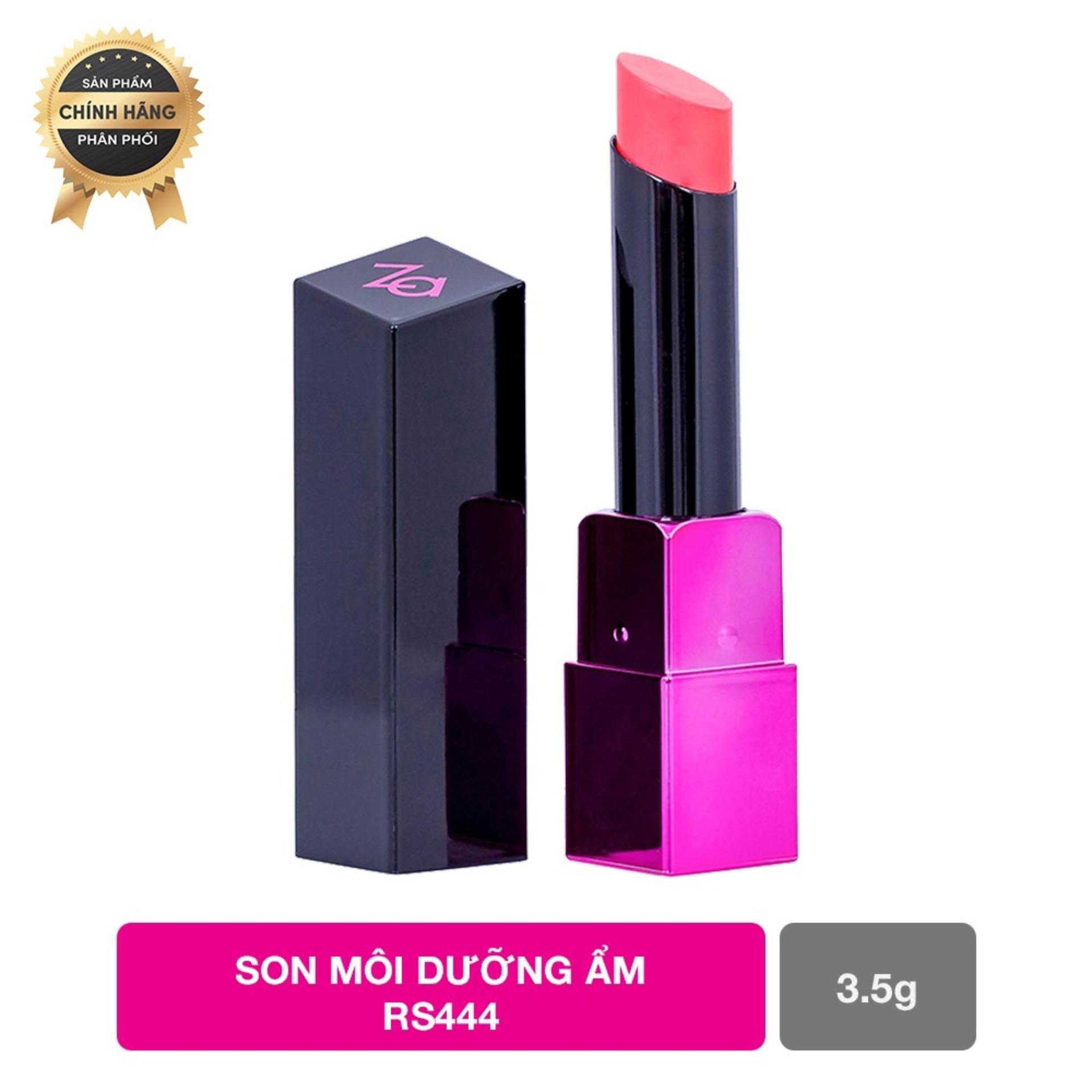 Son thỏi Za Vibrant Moist Lipstick RS444 3.5g