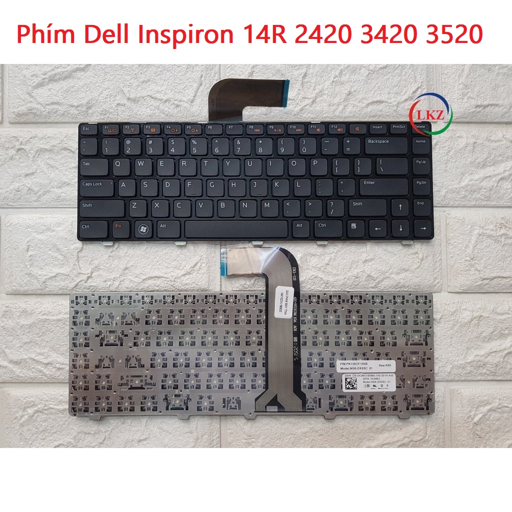 🎁 phím tốt🎁 bàn phím laptop dell inspiron 14r 2420 3420 3520 14z n411z n311z