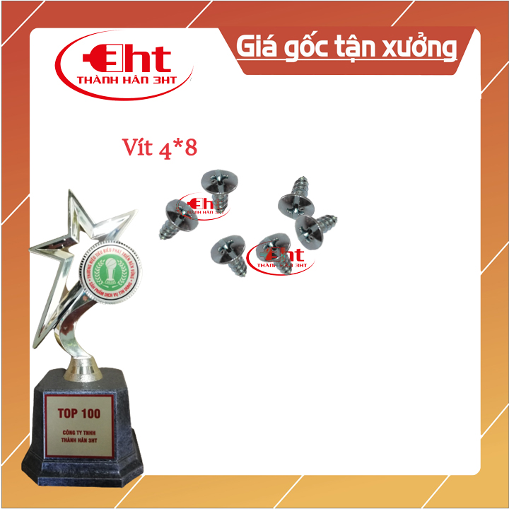 VÍT BẮT NHỰA + GỖ 4*8 (GÓI 100G)