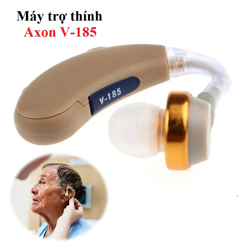 Máy trợ thính không dây gài tai Axon V185 - Thiết bị trợ thính cao cấp