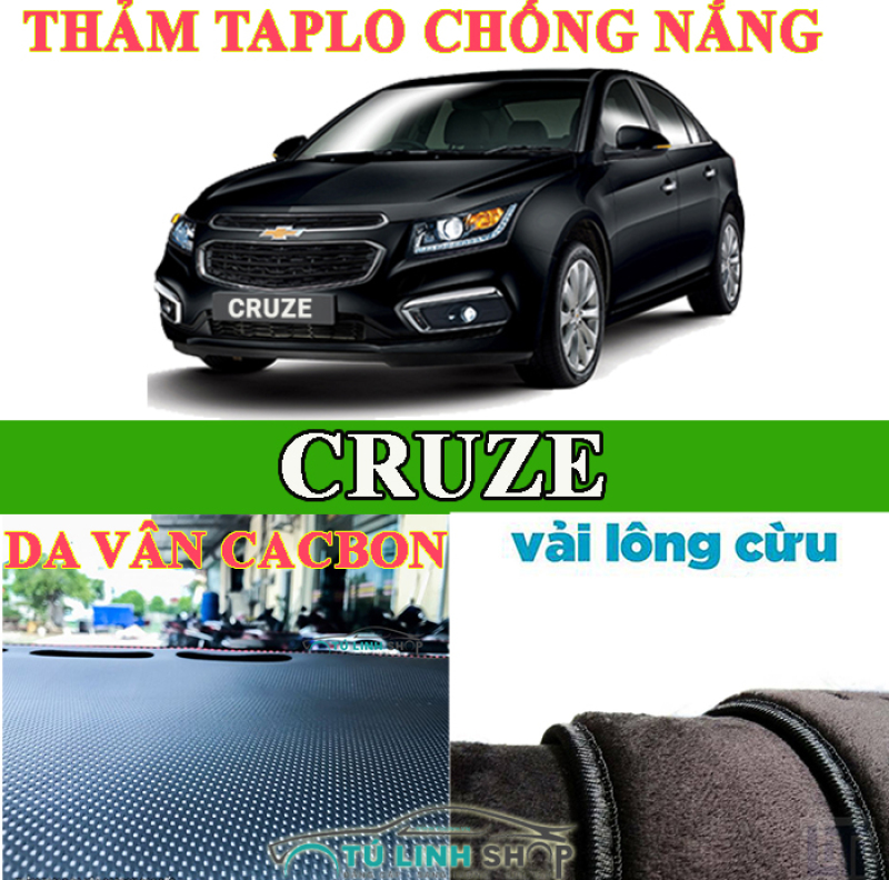 Thảm taplo CRUZE bằng lông Cừu 3 lớp hoặc Da Cacbon - CarSun Store phụ kiện chuyên dành cho xe ô tô