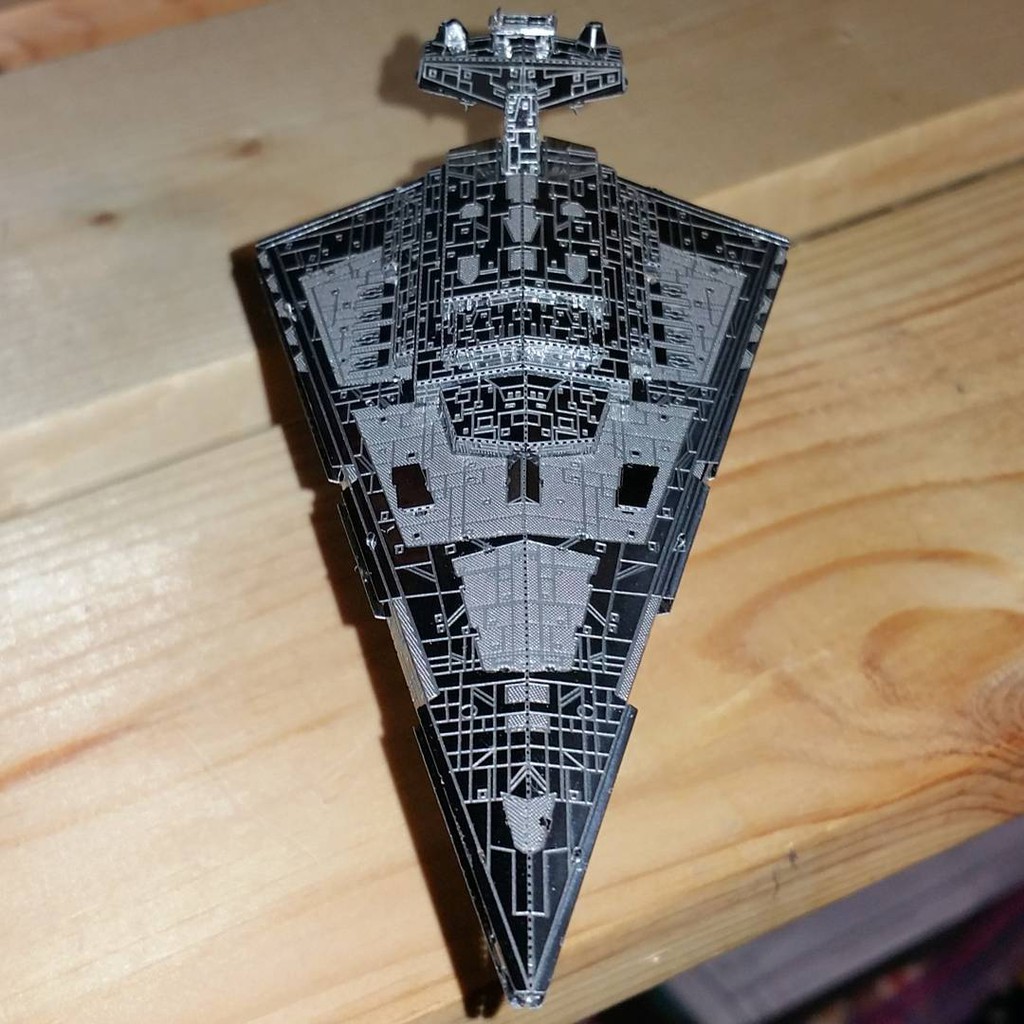 Mô hình 3D kim loại lắp ráp Phi thuyền Imperial Star Destroyer Star Wars [Chưa lắp]