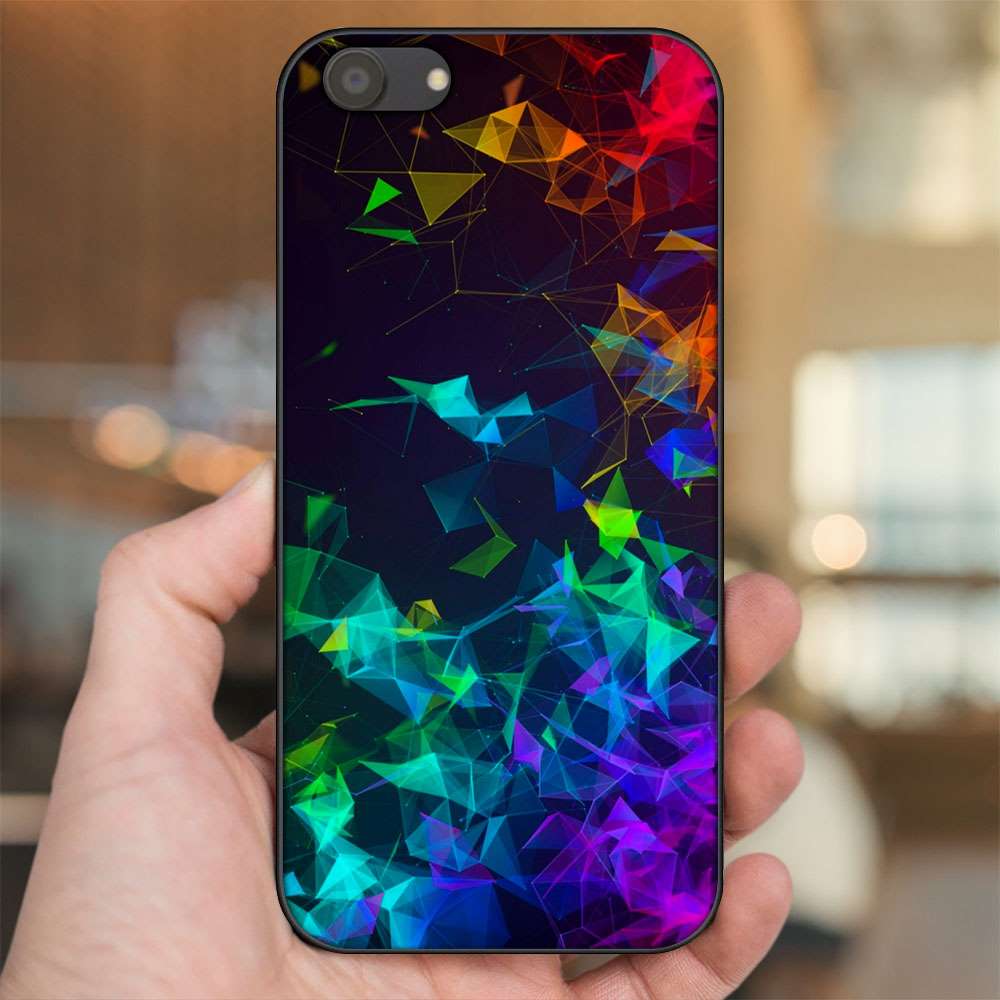 Ốp lưng oppo a83 viền đen in hình 3d gaming rực rỡ