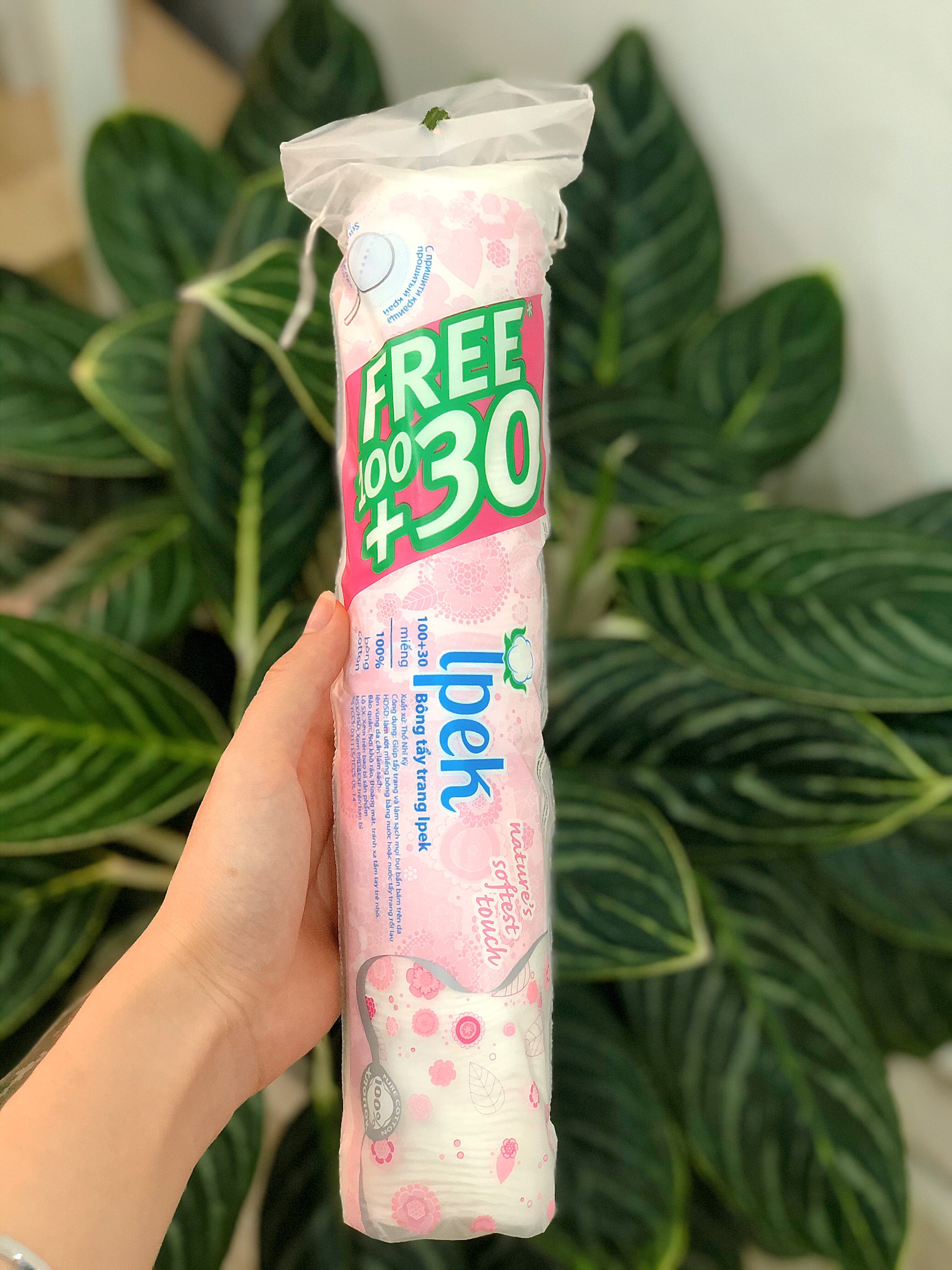 Bông Tẩy Trang Ipek 150 Miếng Cotton Pads