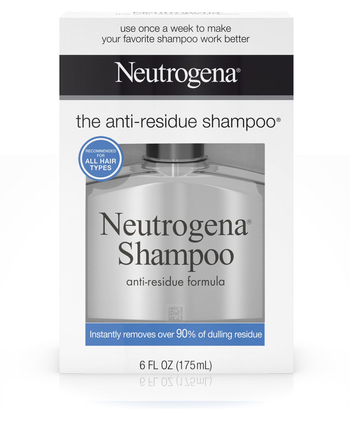 Dầu gội làm sạch tóc & da đầu, giảm bết tóc dầu neutrogena anti - residue shampoo 175ml