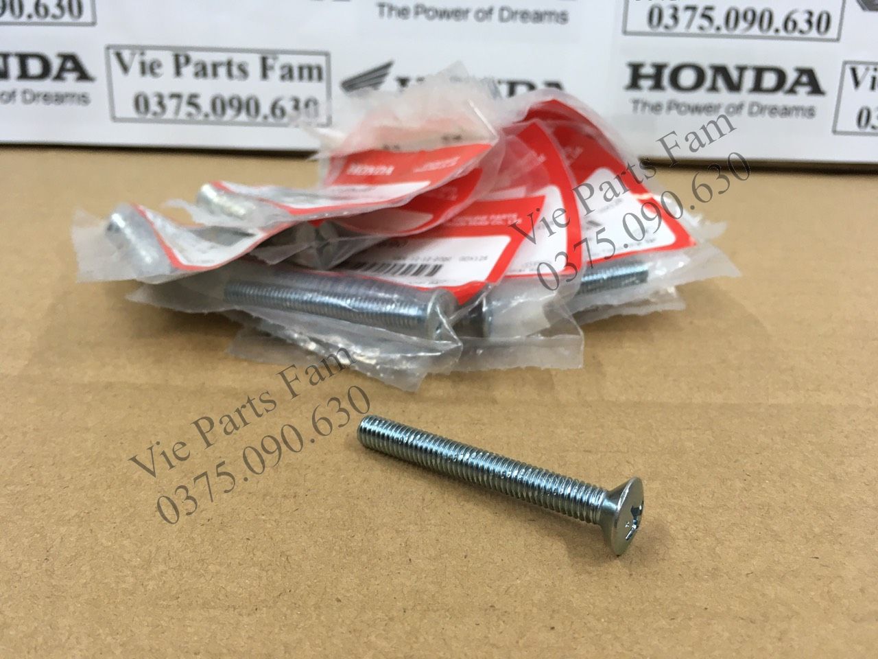 Vít gù trắng gắn SH 2020 / PCX 2020 / FUTURE NEO / FUTURE X / SH MODE (giá 1 cái), Chính Hiệu Honda Motor VN