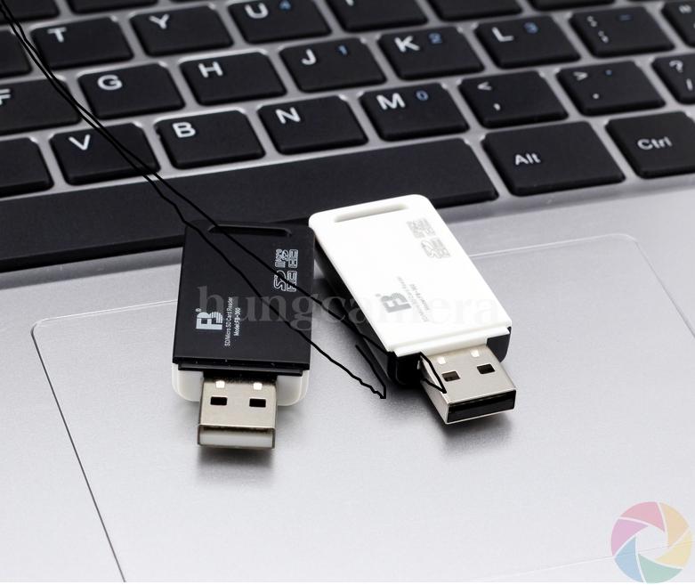 Đầu đọc thẻ nhớ Micro SD/SD/MMC FB-360, Chính hãng