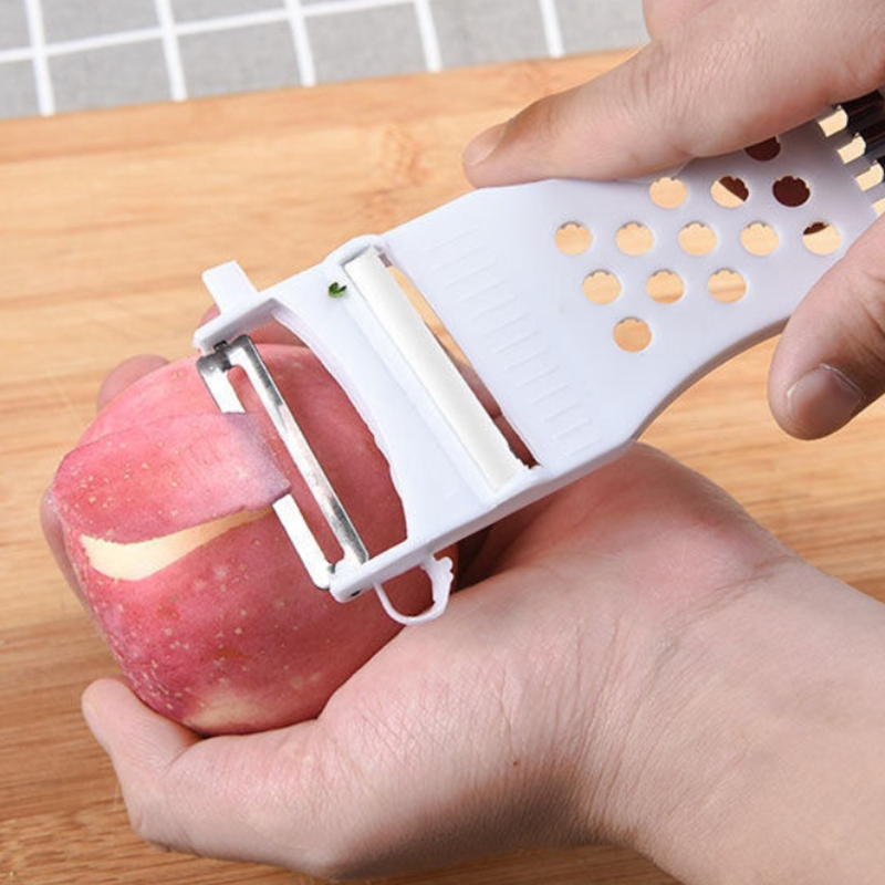 Nạo củ quả đa năng 5 in 1 chống han gỉ, dụng cụ nạocủ quả nhỏ gọn, nhanh chóng, tiện lợi - Dụng Cụ Cắt - Bào Rau Củ Quả-HAUSE