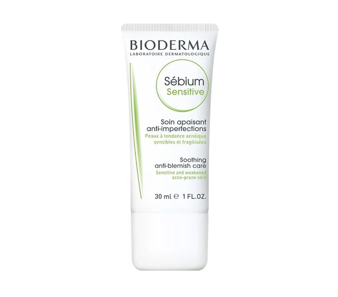 Bioderma - SEBIUM SENSITIVE - 30 ML Kem dưỡng da dành cho da mụn, yếu và nhạy cảm