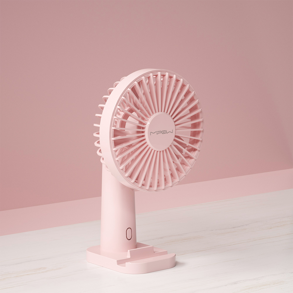 Quạt thông minh cầm tay nhỏ gọn mipow flip adjust mini fan làm mát nhiều cấp độ hàng chính hãng – hb auto