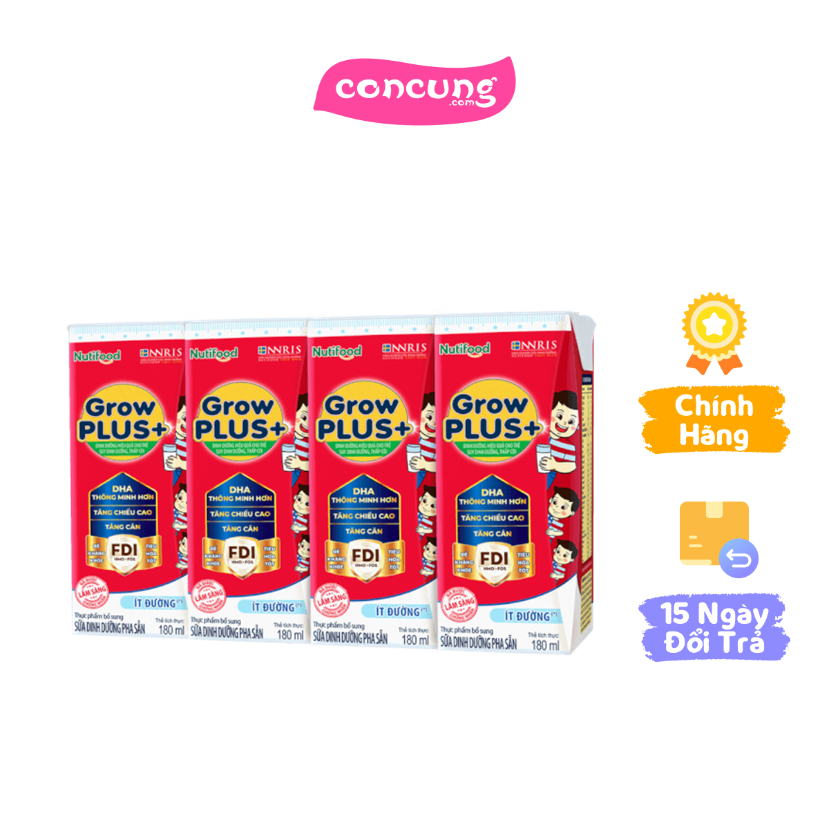 Spddps growplus+ 180ml ít đường
