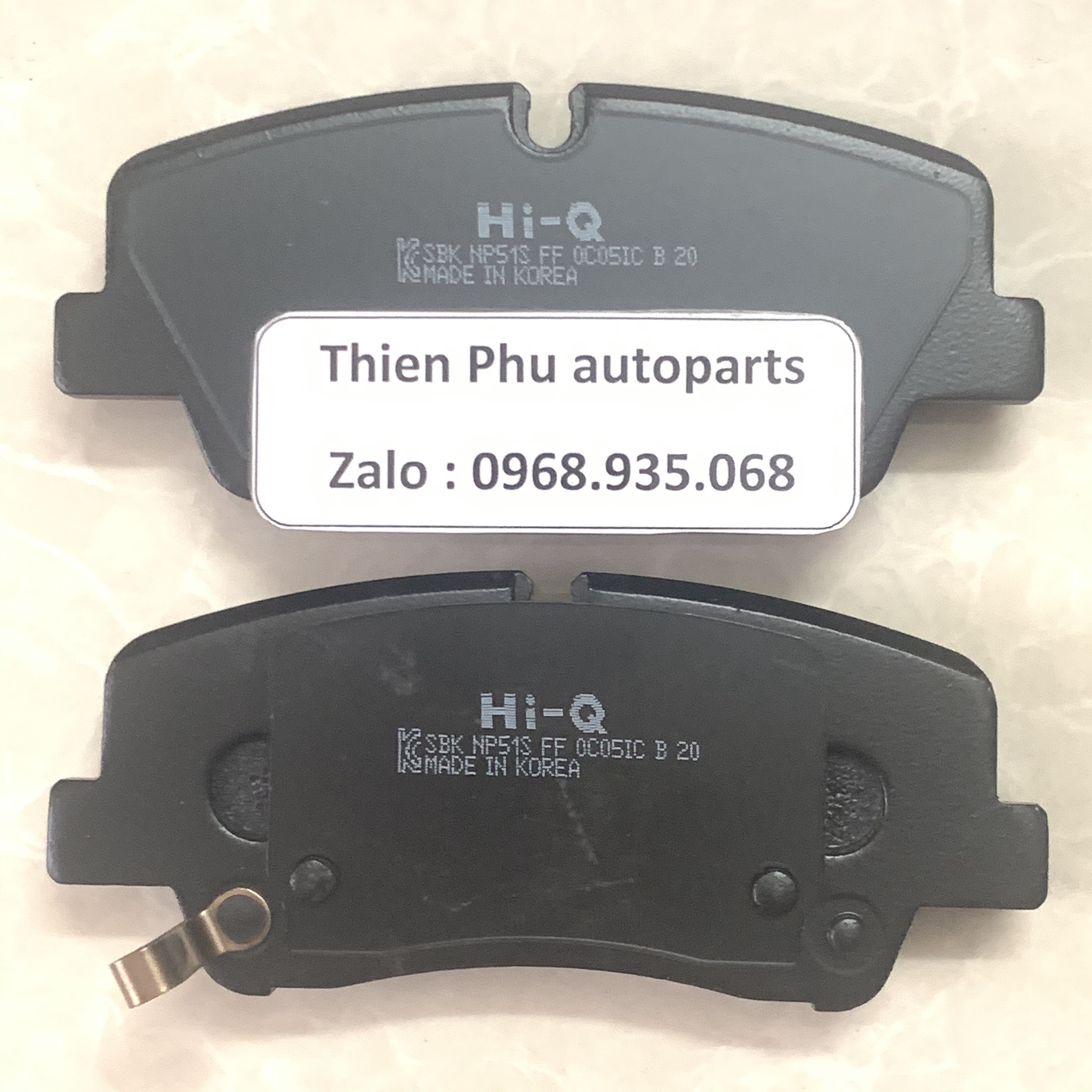 BỐ THẮNG / MÁ PHANH SOLATI SAU H350 (OEM : 5830159A00 + 5830159A10)