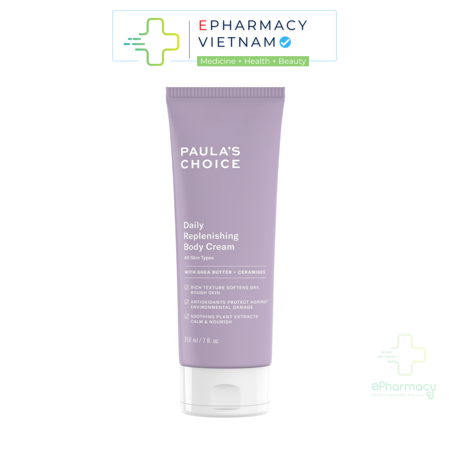 Kem dưỡng Paula's Choice Body dưỡng da săn chắc mềm mượt - Paula's Choice Daily Replenishing Body Cream 210ml