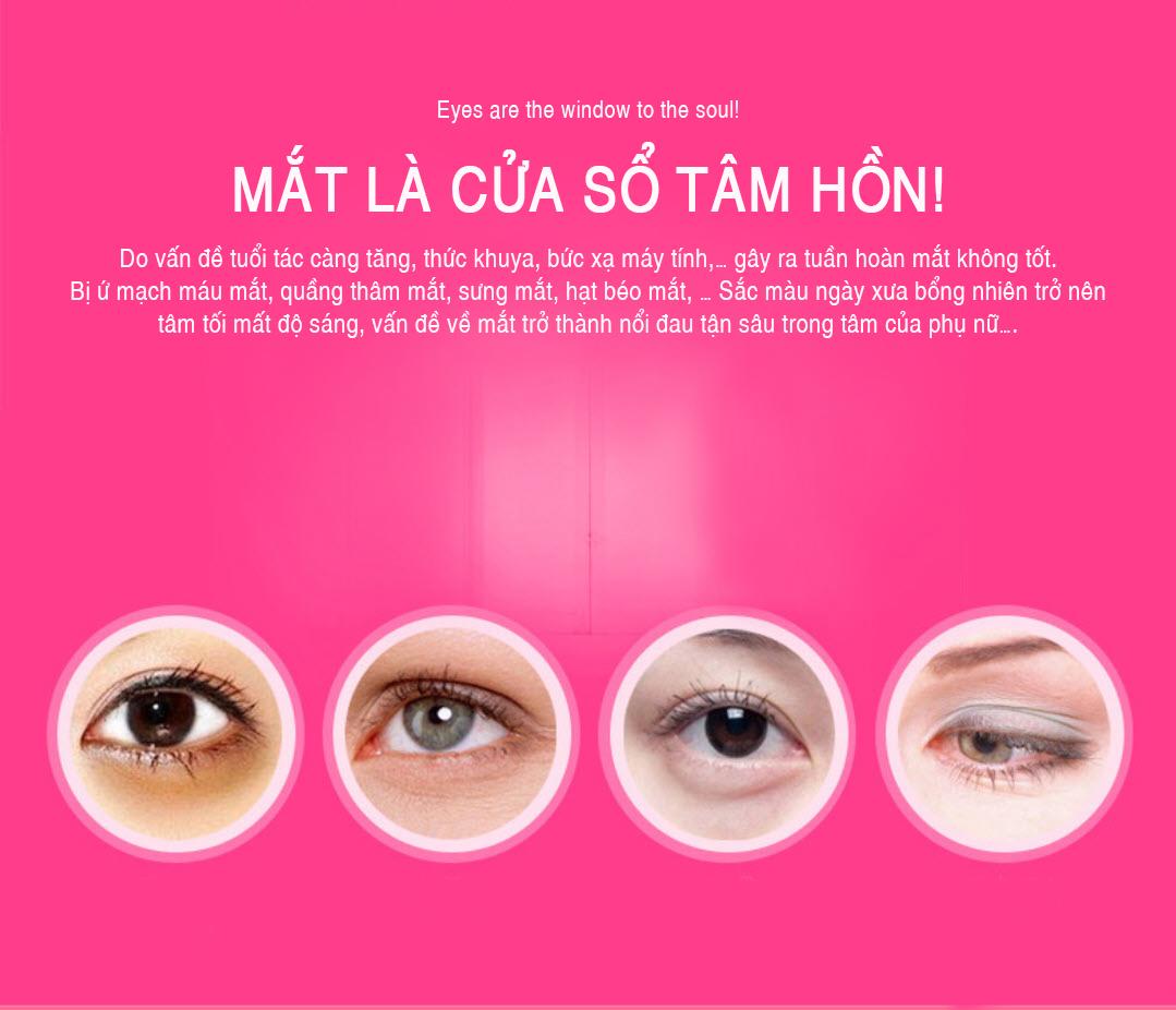 [HCM]Máy run ion massage mắt giúp hấp thụ tinh chất